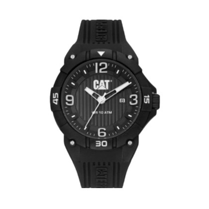 CAT DRIFT LW-161-21-132 Black Silicone Band 10ATM 45MM Analog Watch